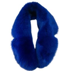 Royal Blue Fox Collar