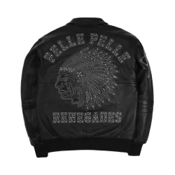 Pelle Pelle, Black Renegade Pelle, USA, Icon, Blacked out, all black, black, Hip Hop Fashion, Urban Fashion, Street wear, Bronx, Brooklyn, Queens, Staten Island, Manhattan, Newark, Cold, Winter, Chicago, Ohio, New Jersey, New York, Downtown, Uptown, Blacked Out, Paterson, Orange, Jersey City, Fordham Road, Belleville, NJ, Brick City Leather, Leather Jacket, High Fashion, Magic Show, Brick City Leather