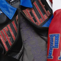 Daytona Pelle Classic Pelle Pelle Leather, Pelle Pelle Racer Red, White, Blue, Black, Manhattan, Staten Island, Queens, Brick City Leather, High Fashion, Urban Fashion, Leather Jacket, Marc Buchanan, Magic Show, Newark, Jersey City, Paterson, Orange, baseball Jacket, no collar, Brick City Leather, Winter, Cold, Urban Wear, Street Fashion, Hip Hop, Rap, Winter, Cold, Leather, Daytona