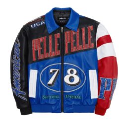 Daytona Pelle Classic Pelle Pelle Leather, Pelle Pelle Racer Red, White, Blue, Black, Manhattan, Staten Island, Queens, Brick City Leather, High Fashion, Urban Fashion, Leather Jacket, Marc Buchanan, Magic Show, Newark, Jersey City, Paterson, Orange, baseball Jacket, no collar, Brick City Leather, Winter, Cold, Urban Wear, Street Fashion, Hip Hop, Rap, Winter, Cold, Leather, Daytona