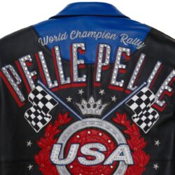 Daytona Pelle Classic Pelle Pelle Leather, Pelle Pelle Racer Red, White, Blue, Black, Manhattan, Staten Island, Queens, Brick City Leather, High Fashion, Urban Fashion, Leather Jacket, Marc Buchanan, Magic Show, Newark, Jersey City, Paterson, Orange, baseball Jacket, no collar, Brick City Leather, Winter, Cold, Urban Wear, Street Fashion, Hip Hop, Rap, Winter, Cold, Leather, Daytona