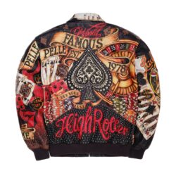 High Roller Pelle Classic Pelle Pelle Leather, Pelle Pelle Racer Red, White, Blue, Black, Manhattan, Staten Island, Queens, Brick City Leather, High Fashion, Urban Fashion, Leather Jacket, Marc Buchanan, Magic Show, Newark, Jersey City, Paterson, Orange, Brick City Leather, Winter, Cold, Urban Wear, Street Fashion, Hip Hop, Newark, Rap, Winter, Cold, Leather