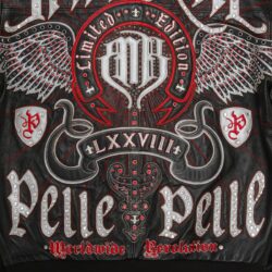 Pelle Pelle Leather, Pelle Pelle Black Immortal, Immortal, Manhattan, Staten Island, Queens, Brick City Leather, High Fashion, Urban Fashion, Leather Jacket, Marc Buchanan, Magic Show, Newark, Jersey City, Paterson, Orange, baseball Jacket, no collar, Brick City Leather