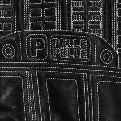 Pelle Pelle Leather, Pelle Pelle Black New York Jacket, Manhattan, Staten Island, Queens, Home of The Brave, Brick City Leaher, High Fashion, Urban Fashion, Leather Jacket, Marc Buchanan, Magic Show, Newark, Jersey City, Paterson, Orange, baseball Jacket, no collar, Brick City Leather