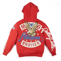 Pelle Red Tracksuit Pelle Pelle, Leather Jacket, coat, winter, urban fashion black Pelle Pelle, World Famous, Bronx, Brooklyn, Newark, Manhattan, Staten Island, New York, New Jersey, Winter, Cold, Urban Fashion, Street Fashion, Marc Buchanan, Magic Show, Winter, Cold, Warm, Brick City Leather, Newark, Jersey City