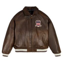 Avirex Icon, Brown Avirex Icon, Aviator, Bomber, Street styles, Urban Fashion, New York, Cockpit, New Jersey, Connecticut, USA Avirex, Bronx, Brooklyn, Queens, Manhattan, Staten Island, Hip Hop Fashion, Cold, Winter, Leather Jacket