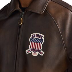 Avirex Icon, Brown Avirex Icon, Aviator, Bomber, Street styles, Urban Fashion, New York, Cockpit, New Jersey, Connecticut, USA Avirex, Bronx, Brooklyn, Queens, Manhattan, Staten Island, Hip Hop Fashion, Cold, Winter, Leather Jacket