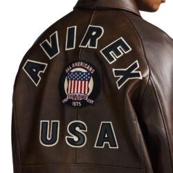 Avirex Icon, Brown Avirex Icon, Aviator, Bomber, Street styles, Urban Fashion, New York, Cockpit, New Jersey, Connecticut, USA Avirex, Bronx, Brooklyn, Queens, Manhattan, Staten Island, Hip Hop Fashion, Cold, Winter, Leather Jacket