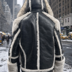 Black Shearling Coat Fox Fur, Bronx, Belleville, Queens, New York, New Jersey, Cold, Fur, Winter, Brick City Leather, Shearling, Chicago, Ohio, Missouri, Detroit, Connecticut