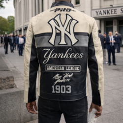 Pro Standard, Yankees Biker Jacket, Bronx, Belleville, Queens, New York, New Jersey, Cold, Fur, Winter, Brick City Leather, Shearling, Chicago, Ohio, Missouri, Detroit, Connecticut