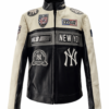 Pro Standard, Yankees Biker Jacket, Bronx, Belleville, Queens, New York, New Jersey, Cold, Fur, Winter, Brick City Leather, Shearling, Chicago, Ohio, Missouri, Detroit, Connecticut, Baseball, MLB