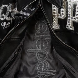 Pelle Black Queen Leather, Pelle Pelle, Leather Jacket, coat, winter, urban fashion black Pelle Pelle, World Famous, Bronx, Brooklyn, Newark, Manhattan, Staten Island, New York, New Jersey, Winter, Cold, Urban Fashion, Street Fashion, Marc Buchanan, Magic Show, Winter, Cold, Warm, Brick City Leather, Newark, Jersey City