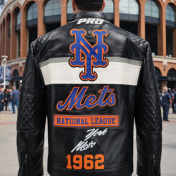 Pro Standard, Mets Biker Jacket, Bronx, Belleville, Queens, New York, New Jersey, Cold, Fur, Winter, Brick City Leather, Shearling, Chicago, Ohio, Missouri, Detroit, Connecticut