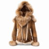 Brown Shearling spots, cold, winter, Brick City Leather, New York, New Jersey, Newark, Jersey City, Bronx, Brooklyn, Queens, Staten Island, Manhattan, Chicago, Urban Wear, 90s, Hip Hop, Winter