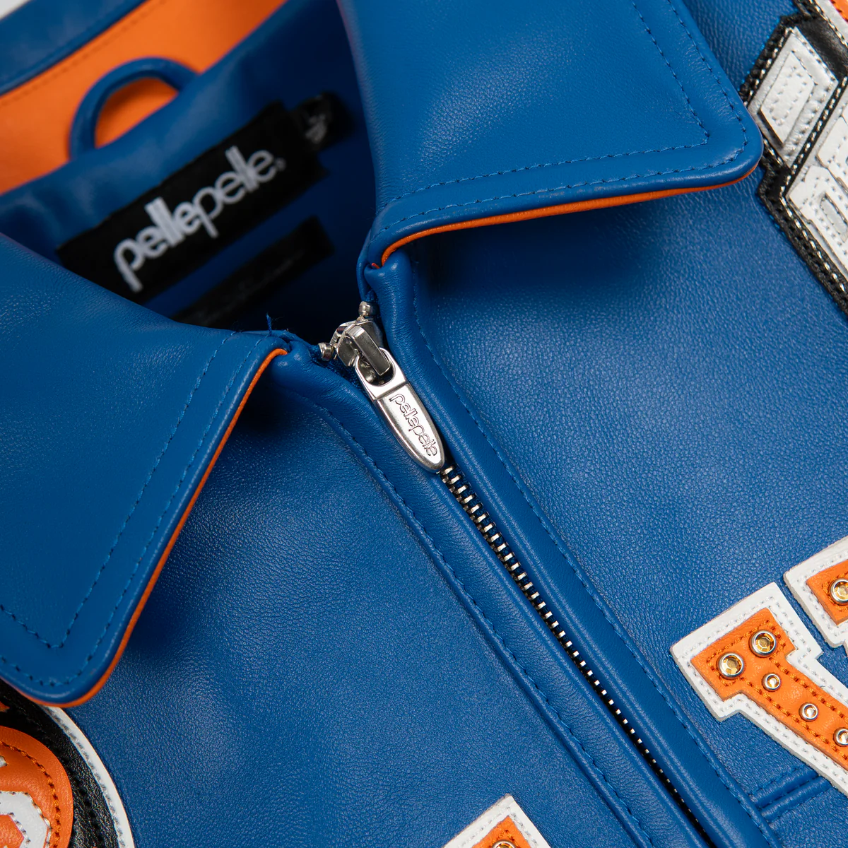 PRE ORDER New York Knicks Pelle Pelle Leather Jacket – Champions - Image 6