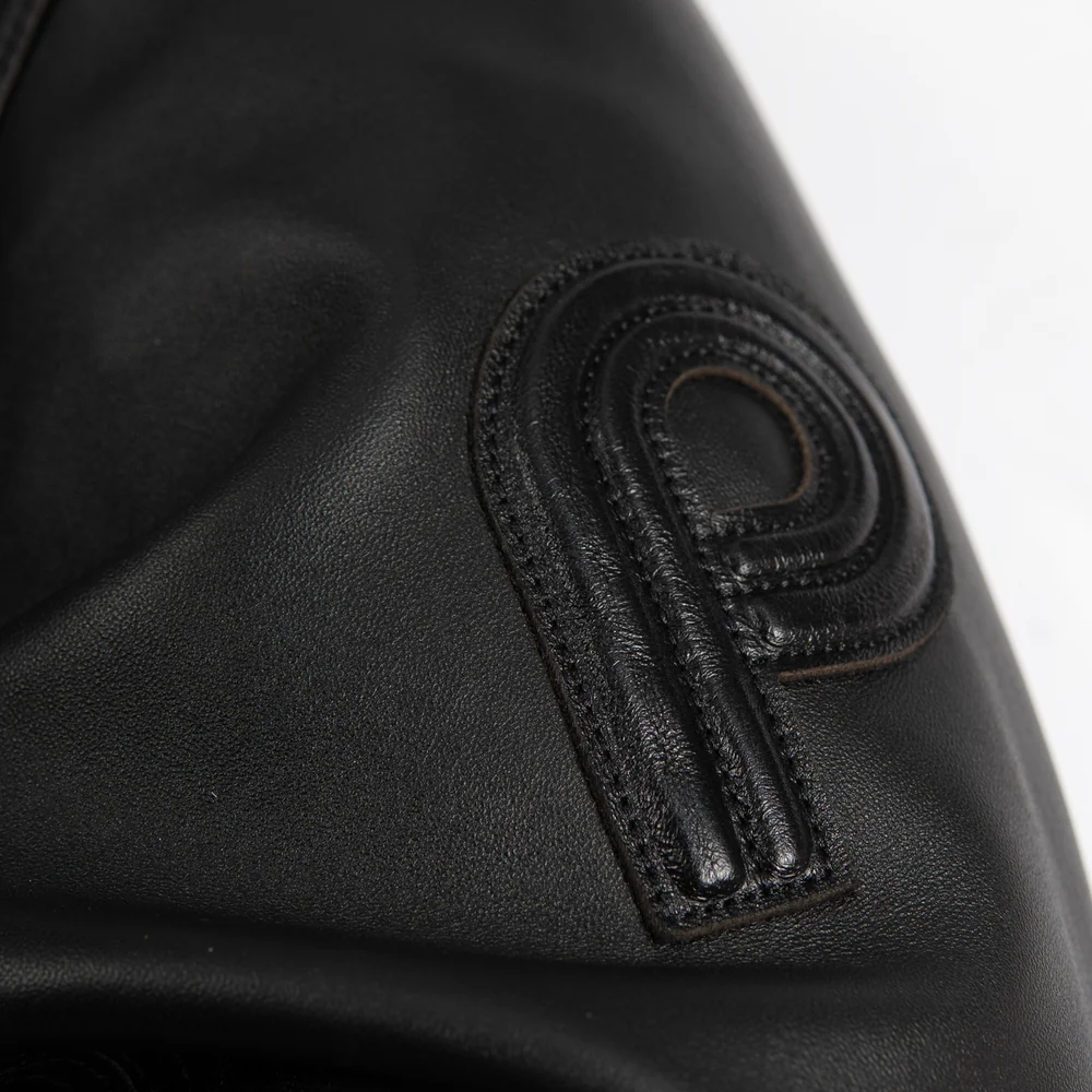 Black Basic Corded Pelle Pelle Jacket - Image 5
