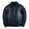 Navy Basic Corded Pelle Pelle Jacket