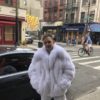 White Fur Bomber