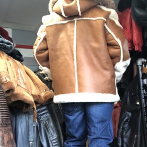 tan shearling, cognac shearling, shearling, brick city leather, brick city, newark, leather coat, leather jacket, newark, belleville, fur, fox fur