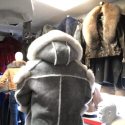 Gray shearling, grey shearling, fur, Hip Hop Fashion, Urban Fashion, Street wear, Bronx, Brooklyn, Queens, Staten Island, Manhattan, Newark, Cold, Winter, Chicago, Ohio, New Jersey, New York, Downtown, Uptown, Paterson, Orange, Jersey City, Fordham Road, Belleville, NJ, Brick City Leather, Leather Jacket, High Fashion, Magic Show, Brick City Leather, Cold, Winter, Style, Spring, Warm, Fordham Road, East Tremont, Castle Hill, Connecticut
