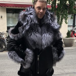 Silver Fox Shearling