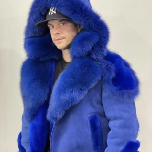 Royal Blue Shearling