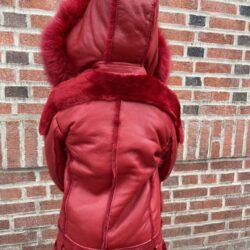 Kids Shearling Red, Hip Hop Fashion, Urban Fashion, Street wear, Bronx, Brooklyn, Queens, Staten Island, Manhattan, Newark, Cold, Winter, Chicago, Ohio, New Jersey, New York, Downtown, Uptown, Paterson, Orange, Jersey City, Fordham Road, Belleville, NJ, Brick City Leather, Leather Jacket, High Fashion, Magic Show, Brick City Leather, Cold, Winter, Style, Spring, Warm, Fordham Road, East Tremont, Castle Hill, Connecticut