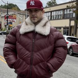 Burgundy V Bomber, Hip Hop Fashion, Urban Fashion, Street wear, Bronx, Brooklyn, Queens, Staten Island, Manhattan, Newark, Cold, Winter, Chicago, Ohio, New Jersey, New York, Downtown, Uptown, Paterson, Orange, Jersey City, Fordham Road, Belleville, NJ, Brick City Leather, Leather Jacket, High Fashion, Magic Show, Brick City Leather, Cold, Winter, Style, Spring, Warm, Fordham Road, East Tremont, Castle Hill, Connecticut