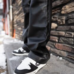 Black Leather Stacked Pants, Black Leather Stacked Pants, Black Leather Stacked, Black Leather Stacked, Black Leather Pants, Hip Hop Fashion, Urban Fashion, Street wear, Bronx, Brooklyn, Queens, Staten Island, Manhattan, Newark, Cold, Winter, Chicago, Ohio, New Jersey, New York, Downtown, Uptown, Paterson, Orange, Jersey City, Fordham Road, Belleville, NJ, Brick City Leather, Leather Jacket, High Fashion, Magic Show, Brick City Leather, Cold, Winter, Style, Spring, Warm, Fordham Road, East Tremont, Castle Hill, Connecticut