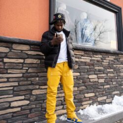 Yellow Leather Stacked, Yellow Leather Stacked, Leather Pants, Hip Hop Fashion, Urban Fashion, Street wear, Bronx, Brooklyn, Queens, Staten Island, Manhattan, Newark, Cold, Winter, Chicago, Ohio, New Jersey, New York, Downtown, Uptown, Paterson, Orange, Jersey City, Fordham Road, Belleville, NJ, Brick City Leather, Leather Jacket, High Fashion, Magic Show, Brick City Leather, Cold, Winter, Style, Spring, Warm, Fordham Road, East Tremont, Castle Hill, Connecticut