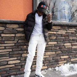 White Stacked Leather, White Stacked Leather Pants, Leather, Leather, Hip Hop Fashion, Urban Fashion, Street wear, Bronx, Brooklyn, Queens, Staten Island, Manhattan, Newark, Cold, Winter, Chicago, Ohio, New Jersey, New York, Downtown, Uptown, Paterson, Orange, Jersey City, Fordham Road, Belleville, NJ, Brick City Leather, Leather Jacket, High Fashion, Magic Show, Brick City Leather, Cold, Winter, Style, Spring, Warm, Fordham Road, East Tremont, Castle Hill, Connecticut