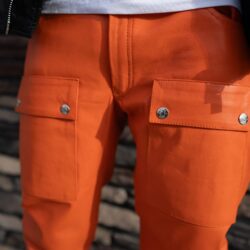 Orange Leather Stacked, Orange Leather Stacked, Leather Pants, Hip Hop Fashion, Urban Fashion, Street wear, Bronx, Brooklyn, Queens, Staten Island, Manhattan, Newark, Cold, Winter, Chicago, Ohio, New Jersey, New York, Downtown, Uptown, Paterson, Orange, Jersey City, Fordham Road, Belleville, NJ, Brick City Leather, Leather Jacket, High Fashion, Magic Show, Brick City Leather, Cold, Winter, Style, Spring, Warm, Fordham Road, East Tremont, Castle Hill, Connecticut