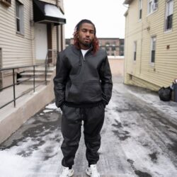 Blackout Tracksuit, Black Leather Tracksuit, Tracksuit Leather, Leather, Leather Jacket, Hip Hop Fashion, Urban Fashion, Street wear, Bronx, Brooklyn, Queens, Staten Island, Manhattan, Newark, Cold, Winter, Chicago, Ohio, New Jersey, New York, Downtown, Uptown, Paterson, Orange, Jersey City, Fordham Road, Belleville, NJ, Brick City Leather, Leather Jacket, High Fashion, Magic Show, Brick City Leather, Cold, Winter, Style, Spring, Warm, Fordham Road, East Tremont, Castle Hill, Connecticut